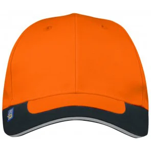Projob 9013 Veiligheids Cap Oranje/Zwart