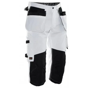 Jobman 2133 Painters' Long Shorts Wit/Zwart