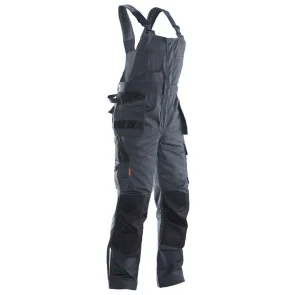 Jobman 3730 Bib N' Brace Donker grijs/Zwart