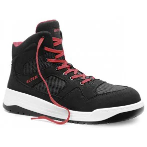 Elten Lakers Black Mid Esd S1P Werkschoenen