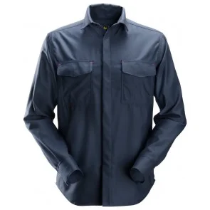 Snickers 8561 ProtecWork T-shirt met Lange Mouwen Marineblauw