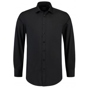 Tricorp 705008 Overhemd Stretch Slim Fit Zwart