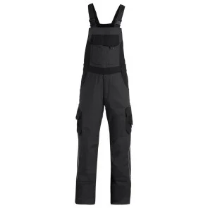 FHB Eckhard Tuinbroek Twill Antraciet-Zwart