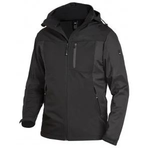 FHB Jannik Softshell-Jack Antraciet-Zwart