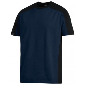 FHB Marc T-Shirt tweekleurig Marineblauw-Zwart