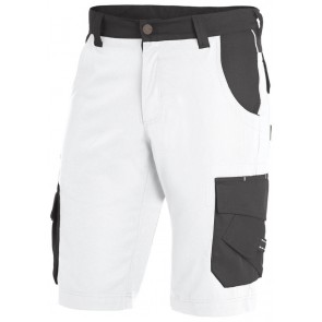FHB Theo Bermuda Twill Wit-Antraciet