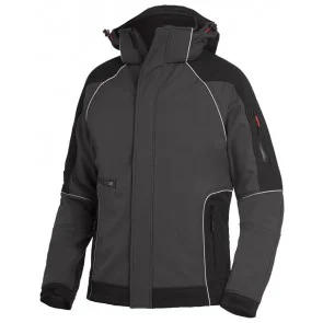 FHB Walter Softshell-Jack Antraciet-Zwart
