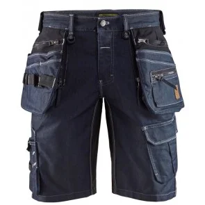 Blåkläder 1992-1141 Short Denim Stretch X1900 Marineblauw/Zwart