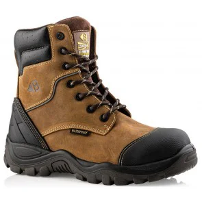 Buckler Boots Buckshot 2 S3 Hoog Donkerbruin Waterdicht Rits