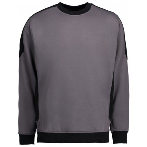 Pro Wear ID 0362 Pro Wear ID Sweatshirt Contrast Silver Grey