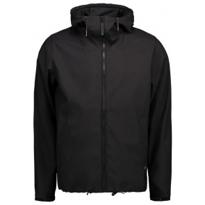 Pro Wear ID 0860 Men Casual Soft Shell Jacket Hood Black