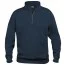 Clique Basic halfzip Donker Navy