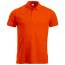 Clique Manhattan Heren Polo Signaaloranje