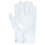 Interlock handschoen van 100% katoen wit gebleekt
